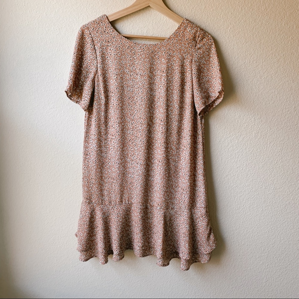 Copper Key Floral Dress💘